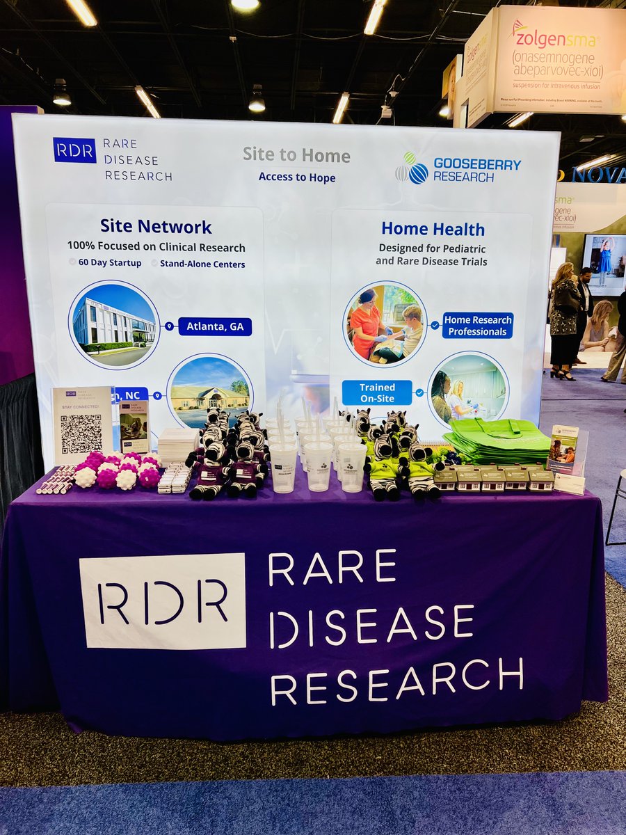 At MDA Conference? Stop by our booth! We're talking rare disease research &amp; home health trials. Welcome reception 6 PM EST. See you there! #RareDisease #GooseberryResearch #RDR #WelcomeReception #MDA