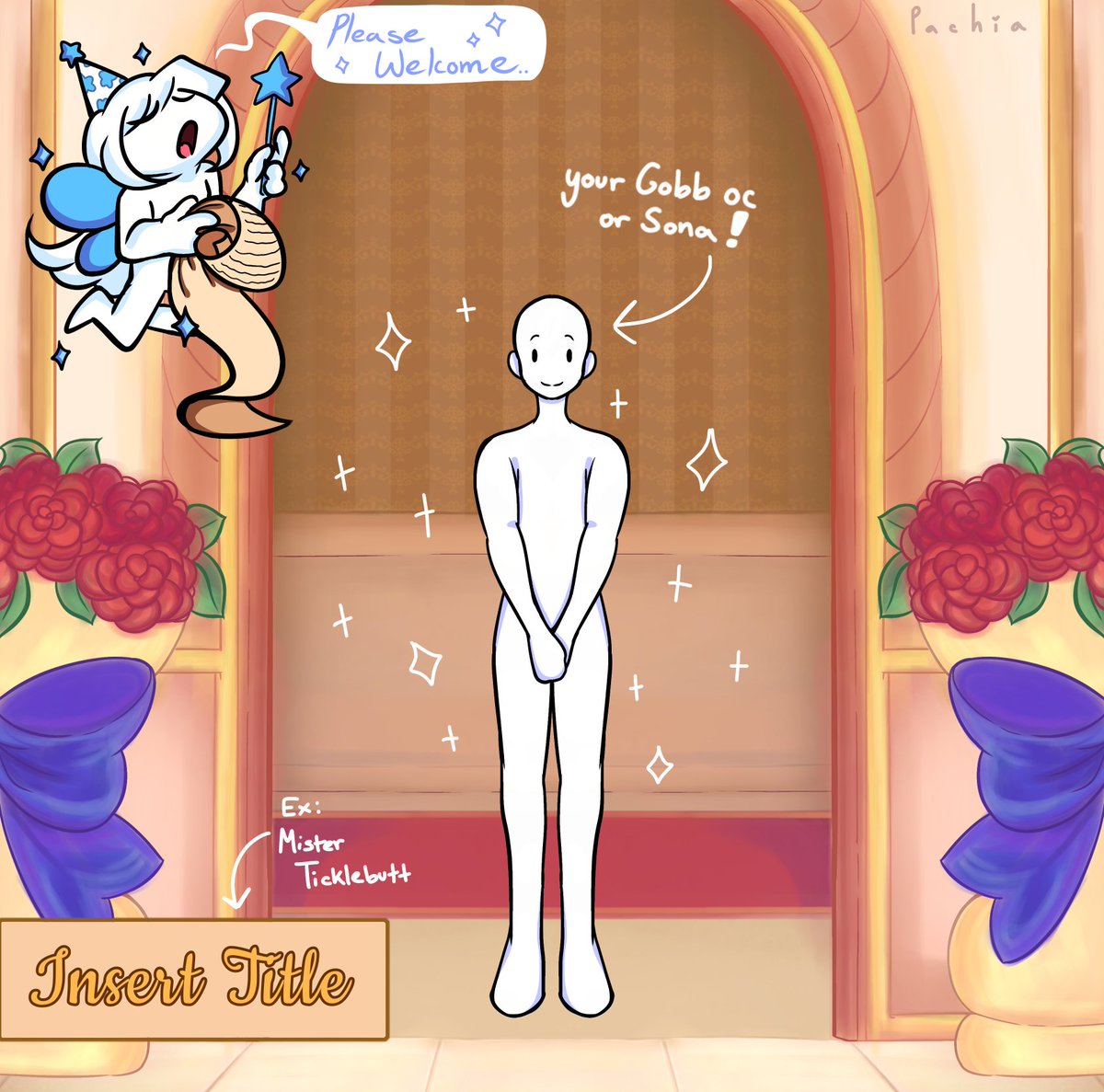 lasagnaisyummy's tweet photo. [🌹🌙]

HERE YE, HERE YE🗣️‼️

I present you all the Gobb Night Ball AU art trend, ‘First Impressions’! Make a stunning entrance by drawing your gobb oc/sona wearing their fancy clothes!

Here are some options in thread!👇👇👇 https://t.co/u5qrwJ1EtG