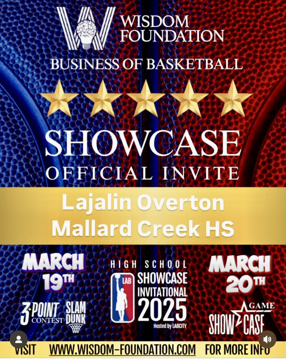 Congratulations to Jordyn Washington ‘25 and Lajalin Overton ‘26 on their selection to the Wisdom Foundation Business of Basketball Showcase Mar. 19 and 20! #mallardcreek🏀 <a href="/JordynWash2/">Jordyn Washington</a> <a href="/LajalinOverton/">Lajalin Overton</a>