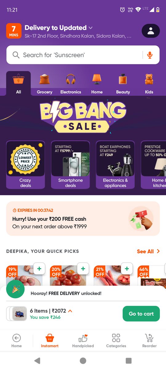 .<a href="/SwiggyCares/">Swiggy Cares</a> I have no idea how to use this 200 free cash can u help???