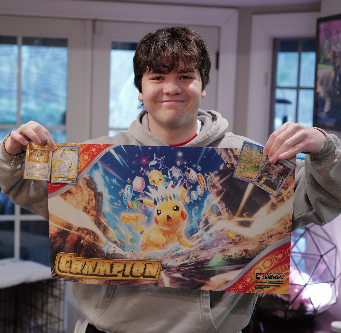 CheeseWezal26's tweet photo. Won My First Cup today With Lugia 
S/O @SynxBoi For the list, Shit is actually Broken 
MVP: Hands,Ogerpon
Hit turn 1 Ultra-ball Double Chops Game 2 of finals 
+50CP
+135$ https://t.co/gvJ16R8wDT