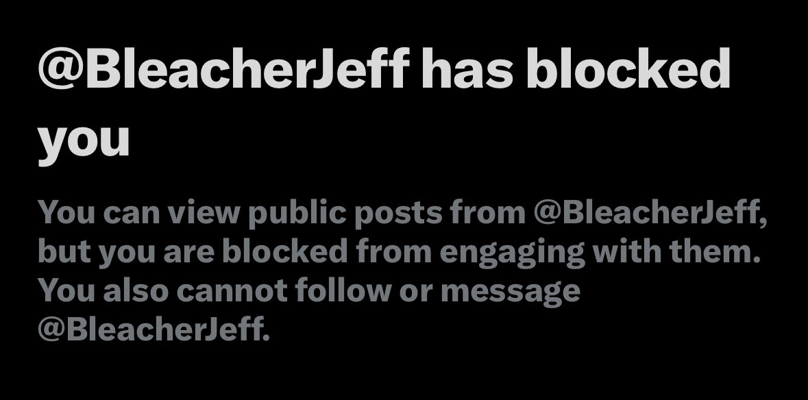 Thank you Jeff, was tired of seeing you anyway