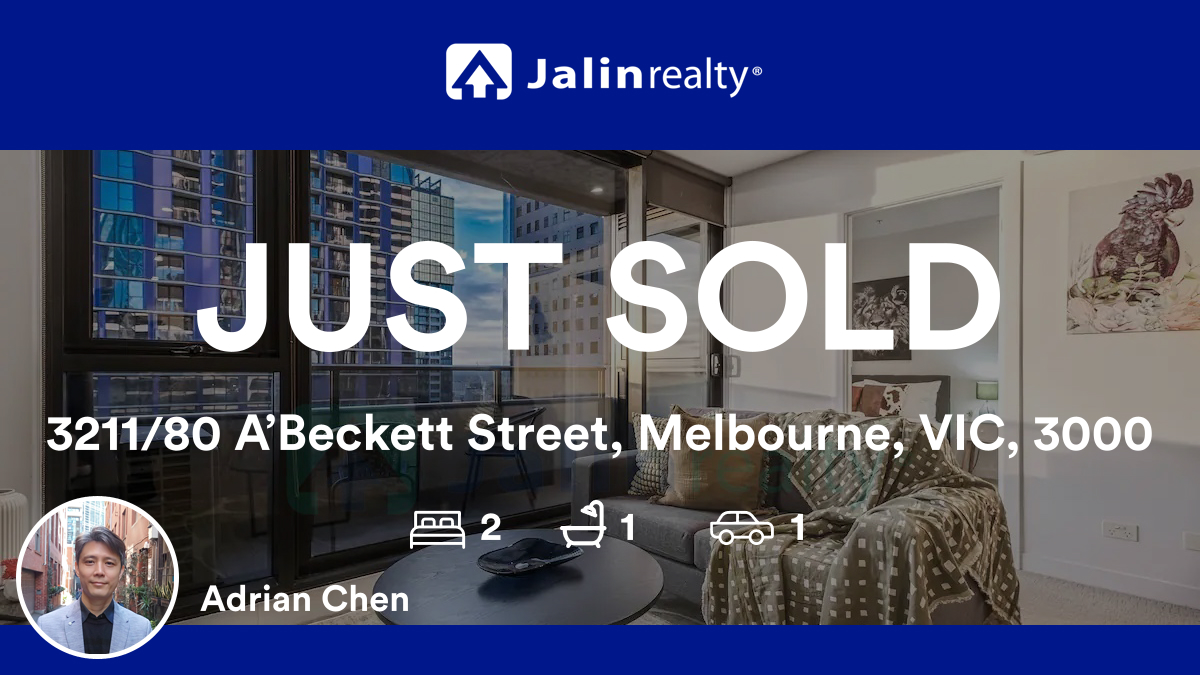 JalinRealty's tweet photo. 🛌 2 🛀 1 🚘 1
📍 3211/80 A’Beckett Street, Melbourne, VIC, 3000

My latest sale on RateMyAgent.

https://t.co/vL6caIiEJA

...
#ratemyagent #realestate #Jalin_Realty_Australia https://t.co/8xWWe3mleQ