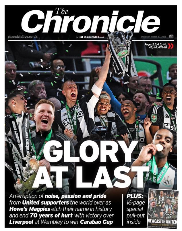 lee_ryder's tweet photo. #tomorrowsheadlinestoday #nufc https://t.co/LlIbzBNy0k