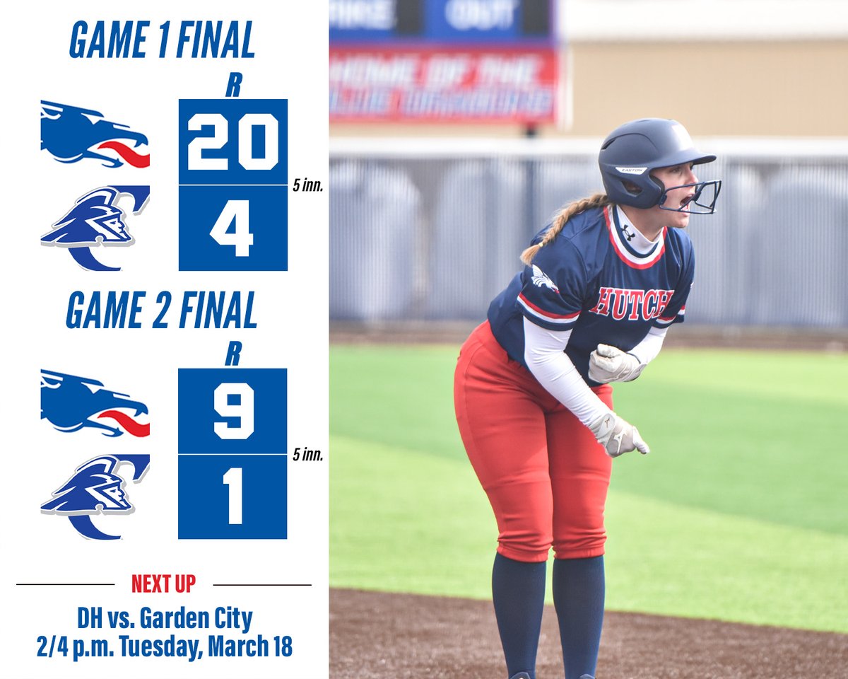 Blue Dragon Sports (@bluedragonsport) on Twitter photo A Sunday sweep for <a href="/HutchSoftball/">HUTCH SOFTBALL</a> ! 🧹🧹
The Blue Dragons take both games over the Colby Trojans in five innings. Back in action Tuesday at Fun Valley against Garden City. #BreatheFire A Sunday sweep for <a href="/HutchSoftball/">HUTCH SOFTBALL</a> ! 🧹🧹
The Blue Dragons take both games over the Colby Trojans in five innings. Back in action Tuesday at Fun Valley against Garden City. #BreatheFire