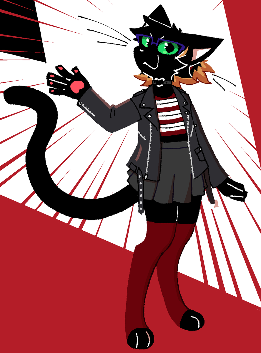 Sn1pdoodle's tweet photo. In your new leather jacket, you're somebody else! https://t.co/qqFWOMZGVl