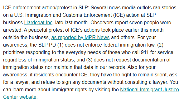 TheLastSavage1's tweet image. #TCNT  Latest email from my @stlouispark council member Margaret Rog.  Of course, she as do the other members of the council prioritize illegals in the USA and SLP over citizens.

It is what the DFL does. 

The SLP council is populated with the self-loathing and the self-serving.