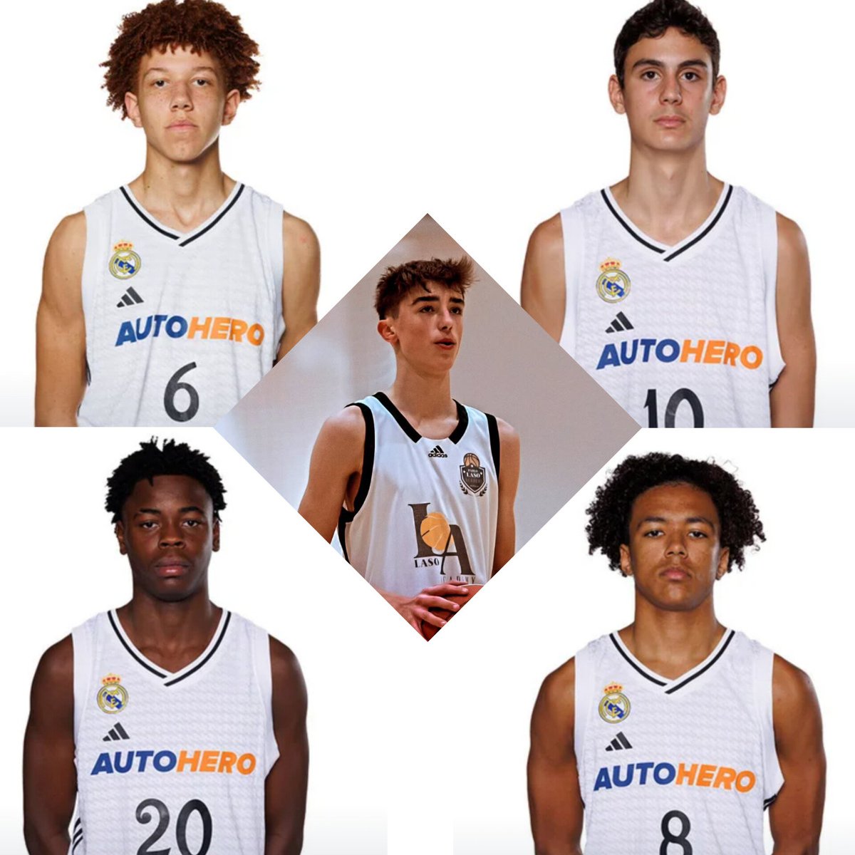 Pablo Laso Academy 69 - 87 Real Madrid | U16 Scouting Notes

🇺🇸 Rhys Robinson (2010, G/F, Real Madrid): Great size. Can impact both ends of the floor. I really like his mid-range jumpers. Shoots 3PTs without hesitation. Has a good court vision, makes the right decisions in