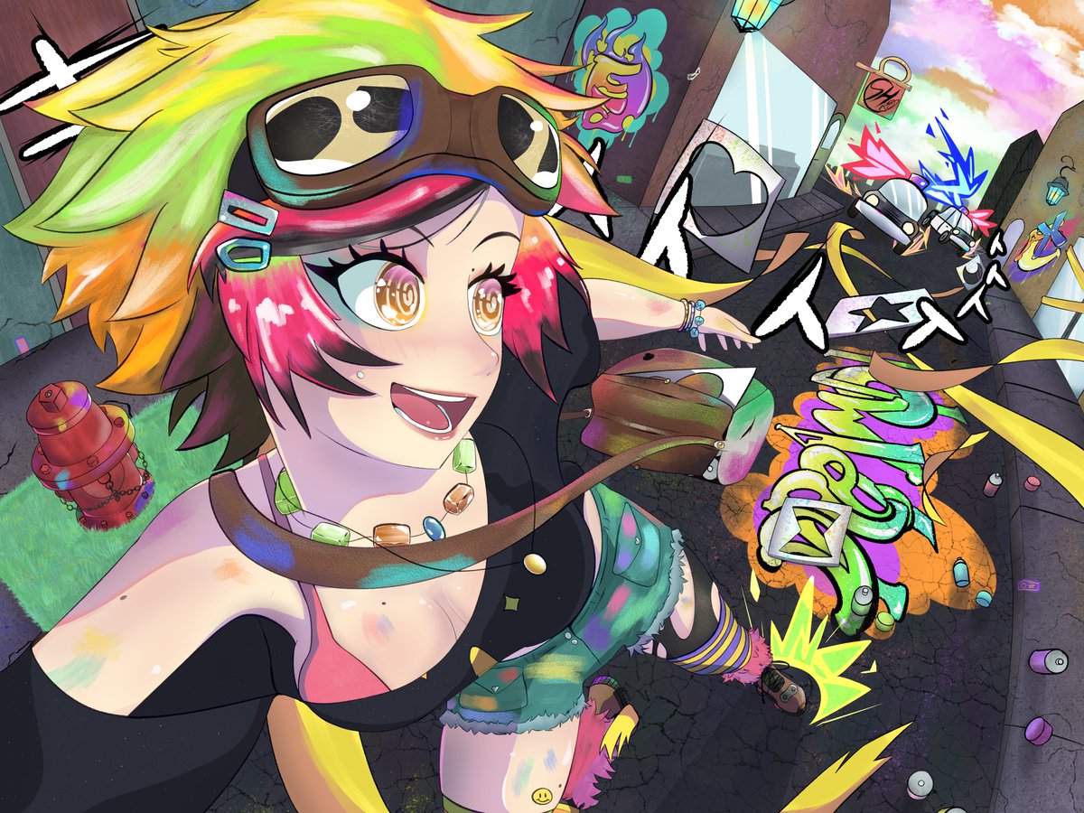 Passion Unjailed.
For my friend I drew her character, Dimi! A bright star crazed by an artistic drive.
This was definitely one of my most challenging pieces yet😅 Learned a lot of things that I want to use in the future! I hope I was able to capture her brilliance.