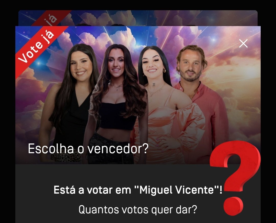 É descarregar agora..Bora.. Bora..🔥🔥 #sstvi #Miguelvencedor