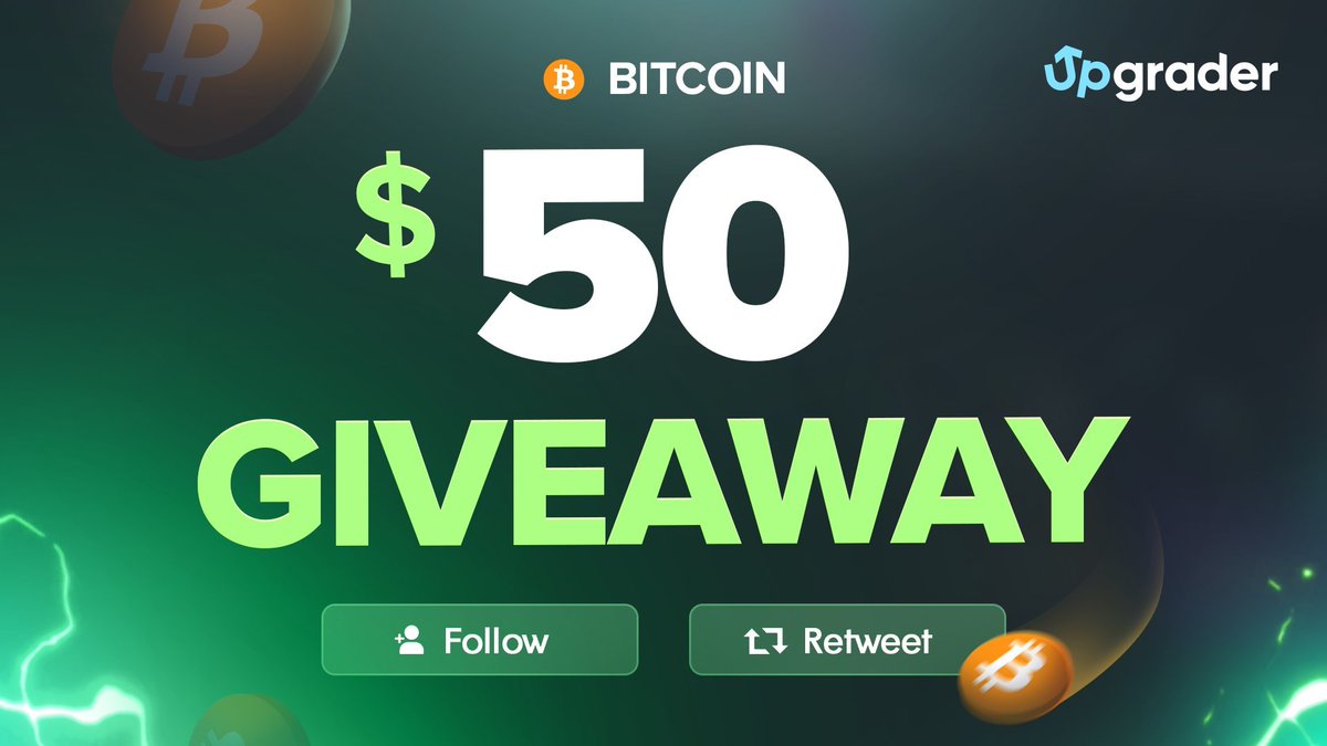 Upgrader.com (@upgradercom) on Twitter photo $50 Crypto Giveaway 🎁
✅ Follow <a href="/Upgradercom/">Upgrader.com</a>
✅ Like, Retweet and Tag 1 friend
Winner drawn in 7 days, good luck 🥰 $50 Crypto Giveaway 🎁
✅ Follow <a href="/Upgradercom/">Upgrader.com</a>
✅ Like, Retweet and Tag 1 friend
Winner drawn in 7 days, good luck 🥰