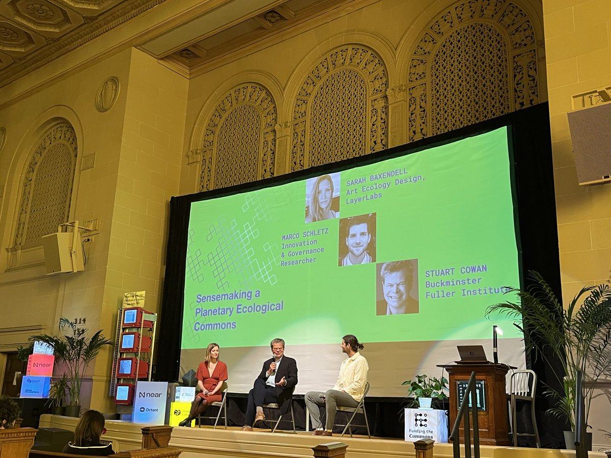 ✨Sarah Bax ✨ (@erde_kette) on Twitter photo It was a great pleasure to share space with with Dr. Stuart Cowan Executive Director <a href="/BuckyFullerInst/">Bucky Fuller Inst</a>
and <a href="/SchletzMarco/">Marco</a> at <a href="/FundingCommons/">Funding The Commons</a>.
🙏 to <a href="/EarthCommons/">EarthCommons</a> curator-intellectual architect <a href="/ontologymachine/">beth mccarthy (🪄,✨)</a> for aligning our shared desire to restore ecology at planetary scale It was a great pleasure to share space with with Dr. Stuart Cowan Executive Director <a href="/BuckyFullerInst/">Bucky Fuller Inst</a>
and <a href="/SchletzMarco/">Marco</a> at <a href="/FundingCommons/">Funding The Commons</a>.
🙏 to <a href="/EarthCommons/">EarthCommons</a> curator-intellectual architect <a href="/ontologymachine/">beth mccarthy (🪄,✨)</a> for aligning our shared desire to restore ecology at planetary scale