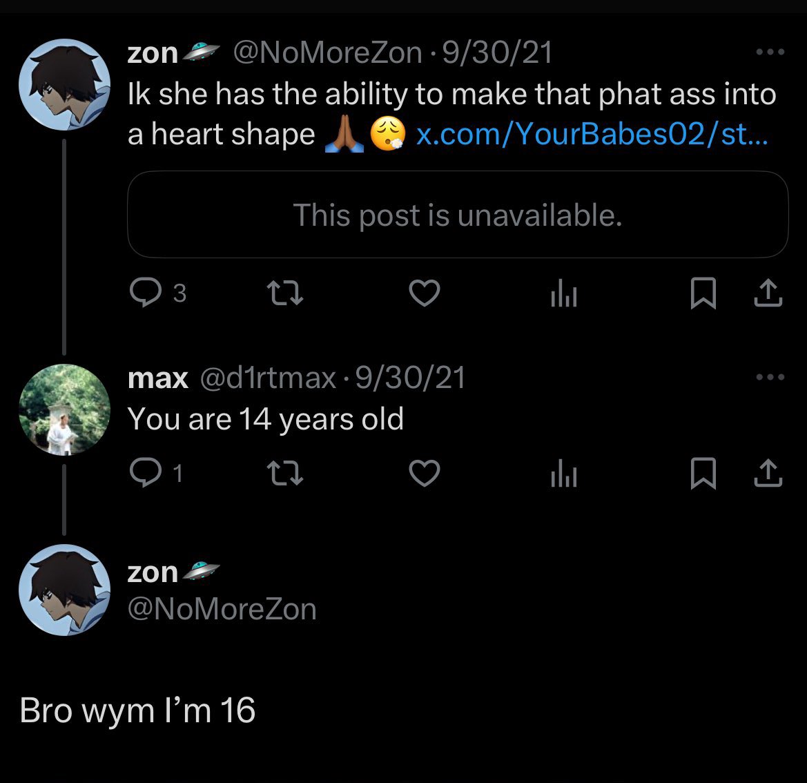 lookshouldkill's tweet image. the zon incident of 9/30/21