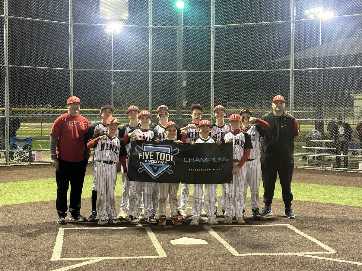 United Whitsell 12u won the VTool tournament this weekend.  Way to go guys!