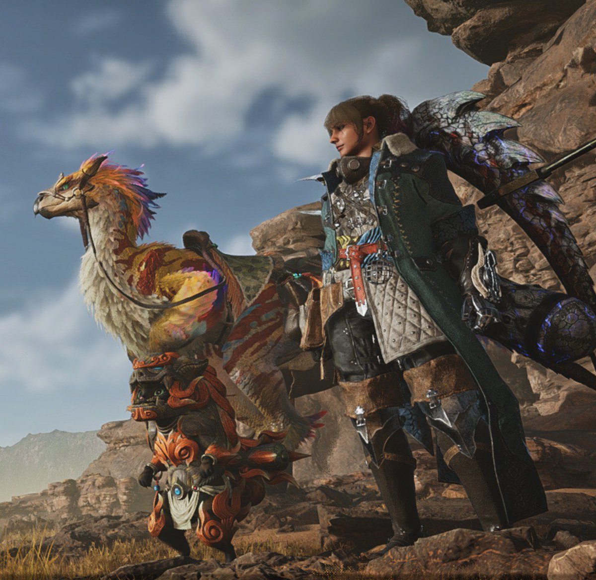 Sorry for the long break, but Monster Hunter Wilds had me under its spell XD
Can only warmly recommend the game.

I'm also working on the TOS and as soon as they're ready I'll accept commissions ‼️🎉