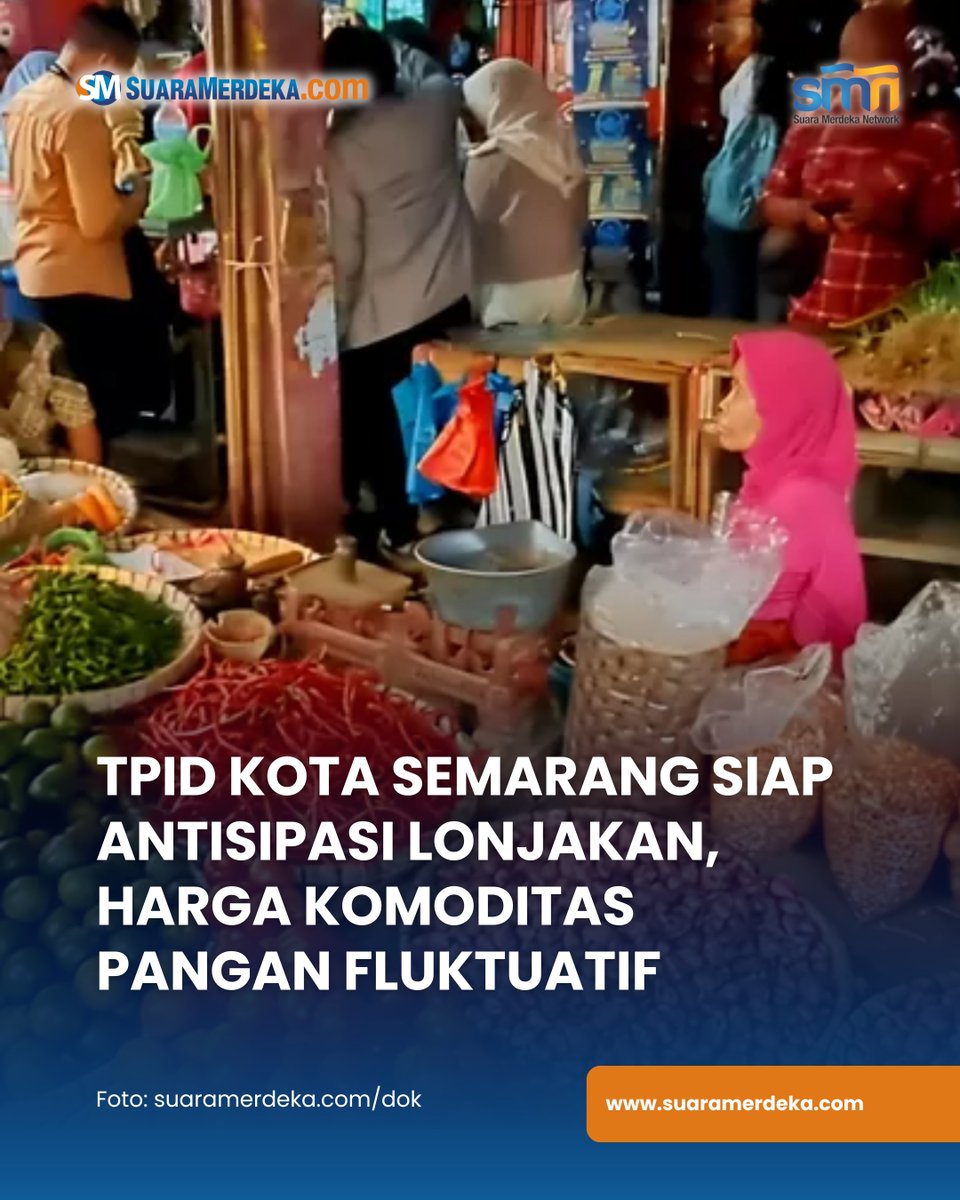 suaramerdeka's tweet photo. Tim Pengendali Inflasi Daerah (TPID) Kota Semarang siap mengantisipasi lonjakan harga komoditas pangan saat Ramadan dan jelang Lebaran.
https://t.co/DNvxOOGUTS
#suaramerdeka #suaramerdekacom #promedia #tpid #semarang #kotasemarang #lonjakanharga #hargapangan #lebaran https://t.co/6zsXT0YJmY