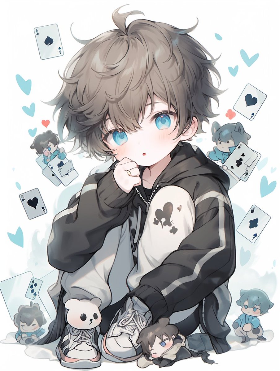 トランプで作ってら可愛く出来た
( ˙꒳​˙ )v