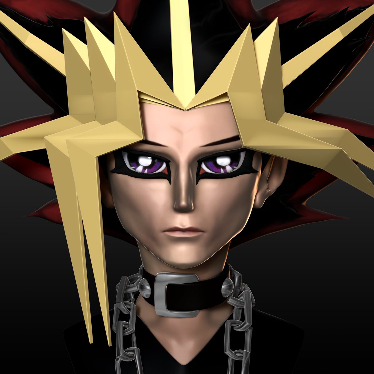Hey guys, I had a little moment this weekend to work on this one. 

There are so many flaws but it feels good to finally sit down and sculpt for myself. 

#yami #yugioh #yamiyugi #zbrush #3d