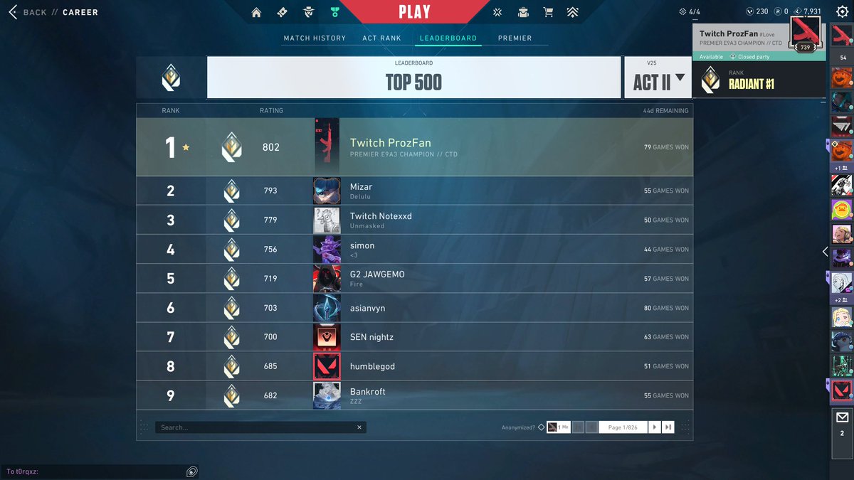 Rank 1 In Valorant Ranked
Love you all