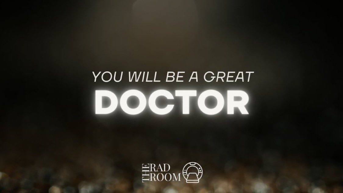 #Match2025 Applicants, no matter what happens, be proud of how far you have come. You will be a great doctor. Sending good vibes and high hopes for our #FutureRadRes!