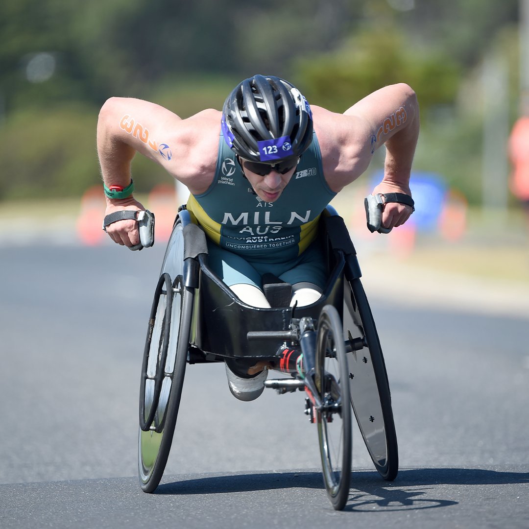 InvictusAus's tweet image. LCDR Dave Miln, @InvictusGames25 #TeamAus competitor, continues to embody the power of sport. Last week, he represented Australia in the World Para Triathlon Series in TAS.
Dave’s journey is a reminder that sport can ignite recovery, rebuild strength, and foster connections.