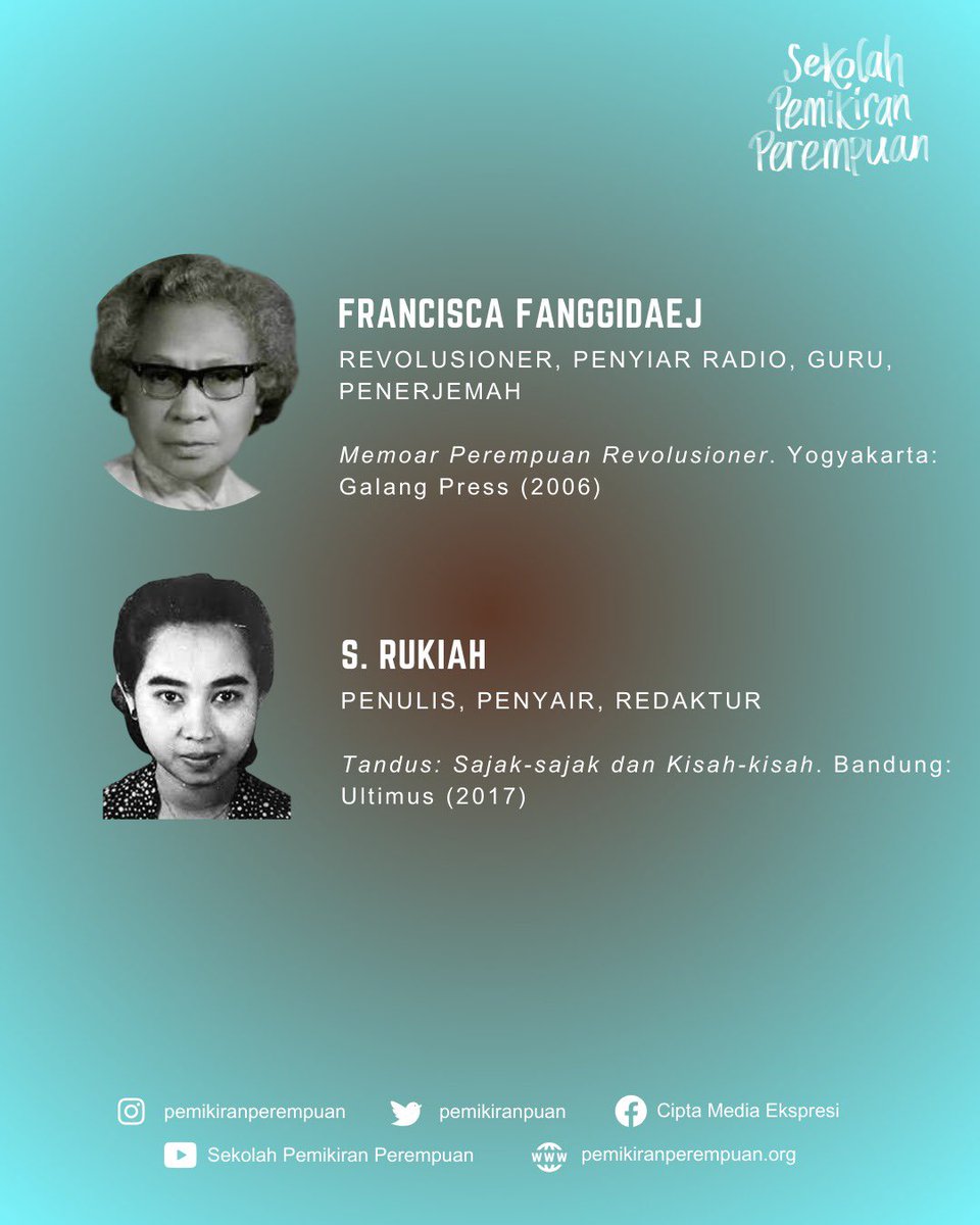 Setelah menelusuri pemikiran feminisme kulit berwarna dan interseksional, feminisme dunia ketiga dan transnasional, serta feminisme dekolonial, para peserta #sekolahpemikiranperempuan 2025 akan menelusuri dan mempelajari pemikiran #feminis Indonesia