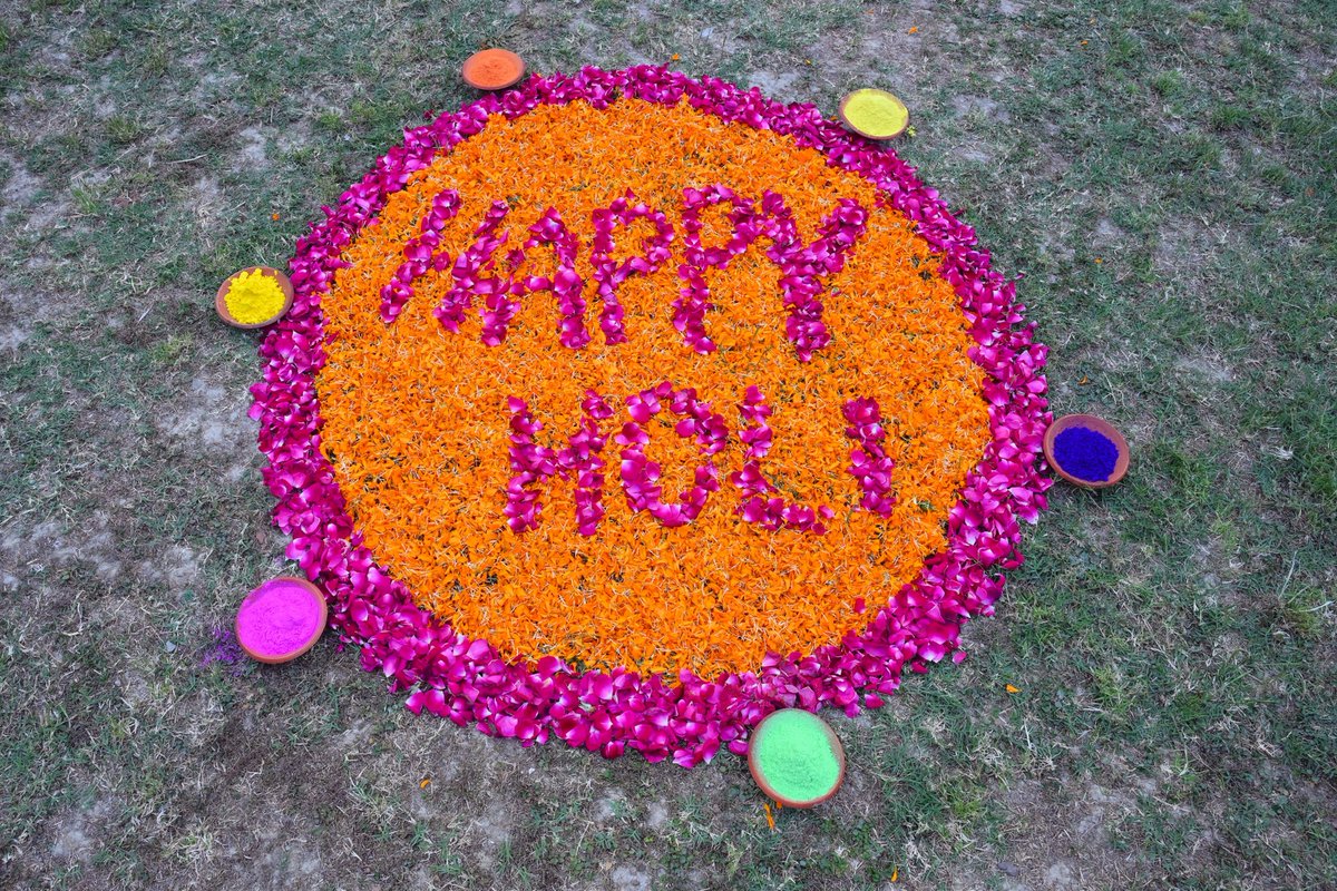 The Office of International Relations, <a href="/IITKanpur/">IIT Kanpur</a>  Kanpur, celebrated Holi with international students, creating a vibrant and joyful atmosphere on campus. Prof. Bushra Ateeq, Dean of International Relations, joined the celebrations, [1/n]
