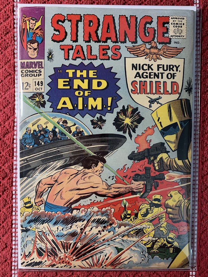 Strange Tales #149 1966 Jack Kirby Cover