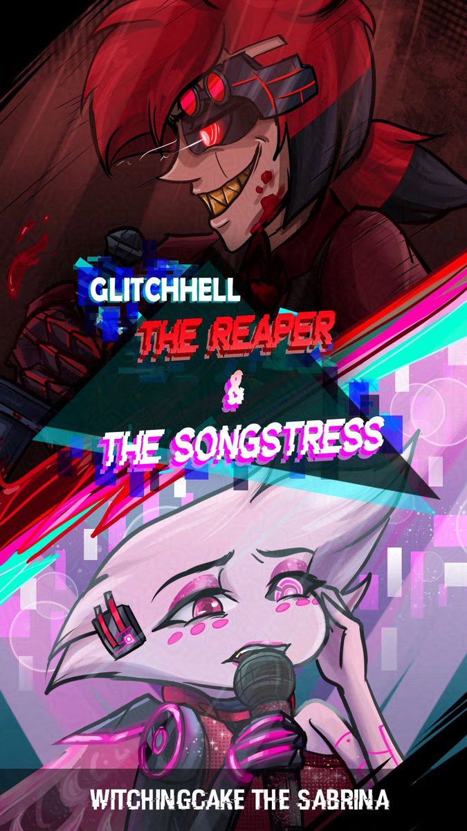 WitchingC's tweet image. I glazed my work :)
#radiodust #angeldust #alastor #HazbinHotel