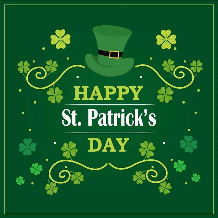 Wishing each and every one of our followers a very Happy St. Patrick's Day! Beannachtaí na Féile Pádraig oraibh go léir! Have a great day.