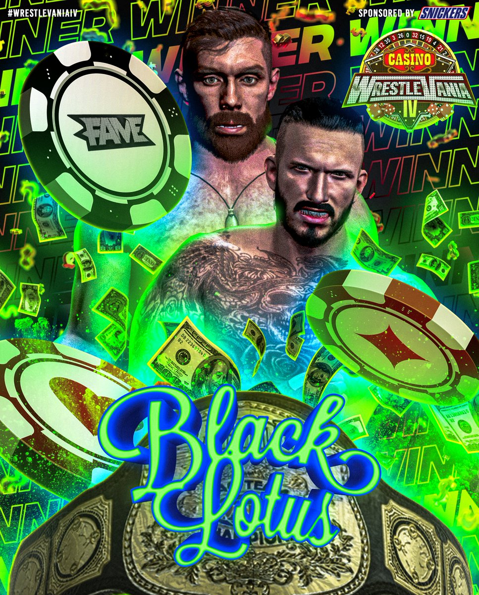 Putting Tag Team Wrestling back on the map! #AndNew FWE World Tag Team Champions Black Lotus! #WRESTLEVANIAIV  @AlexHenry2K <a href="/Justin_massacre/">justin Massacre</a>