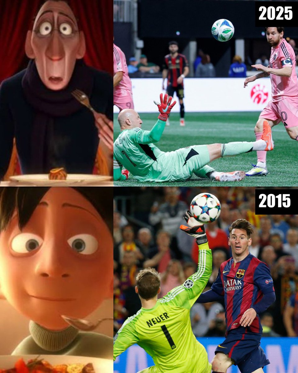 La clase de Lionel Messi es ETERNA. 

Simplemente HAY COSAS QUE NUNCA CAMBIAN.