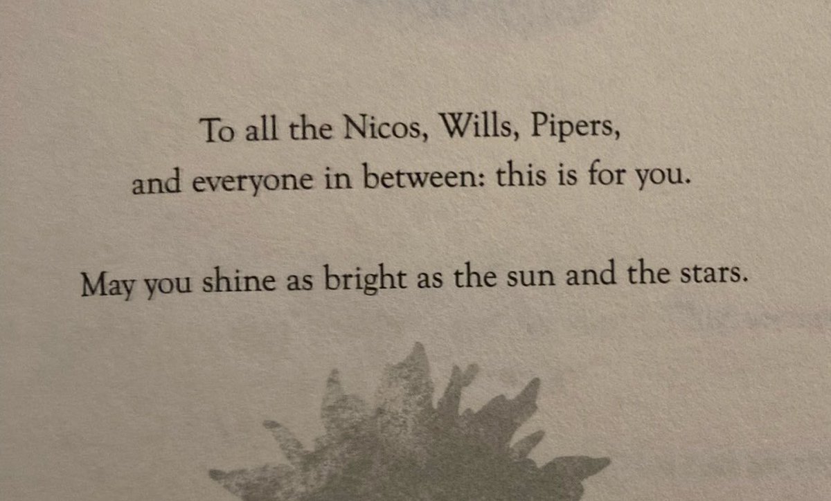forpercyy's tweet photo. Rick Riordan book dedications you’ll always be famous 😢❤️ https://t.co/DyCOHHO2po