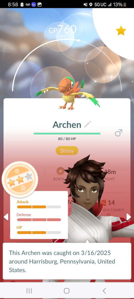 NatalieKrystal2's tweet photo. The #Archen event it over & here's the #shinies I got. I got to page 5 of my research. I hope all of you got at least one shiny today. #PokémonGo #Pokémon #Rock #Flying #Water #Archeops #Kabutops https://t.co/YLzB3Bm5PK