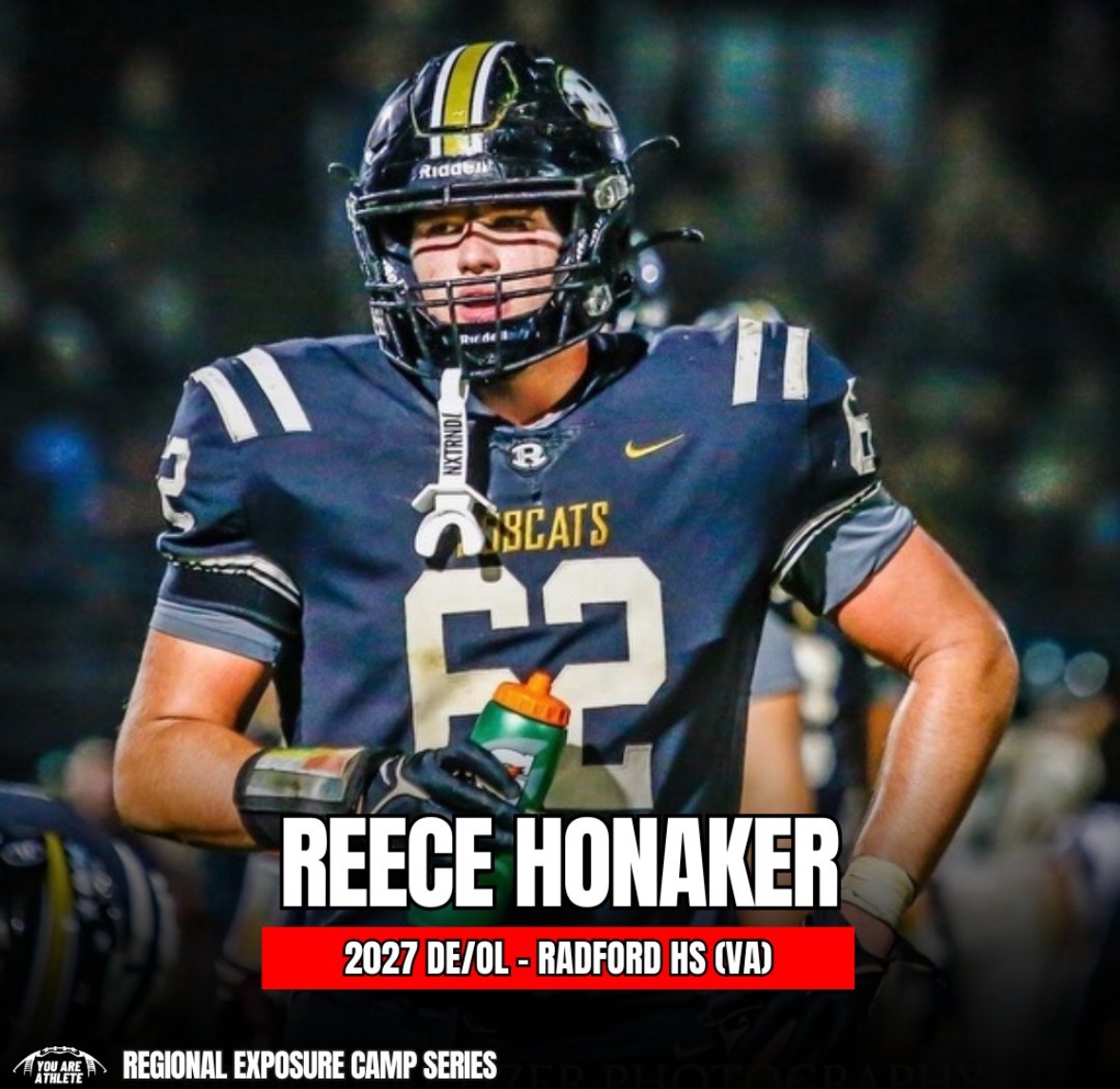 Reece Honaker (@reecehonaker) on Twitter photo Thank you <a href="/youareathlete/">You Are Athlete</a> for the Regional Camp invite. I’m blessed for the chance to go.
@shockdoctor @roadtohouston <a href="/coachmcrist/">Michael Crist</a> <a href="/jcprice59/">JC Price</a> <a href="/CoachCoyDeWeese/">Coy DeWeese</a> <a href="/CoachKuzemka/">Nicky Kuzemka</a> <a href="/Coach_BMcClain/">Coach Bob McClain</a> <a href="/WayneLineburg/">Wayne Lineburg</a> <a href="/GoLions1934/">Cole Laing</a> <a href="/VaPrepsRivals/">Virginia Preps</a> <a href="/PrepRedzoneVA/">Prep Redzone Virginia</a> <a href="/coachwiles/">Charley Wiles</a> <a href="/SorrellsJordan/">Jordan Sorrells</a> Thank you <a href="/youareathlete/">You Are Athlete</a> for the Regional Camp invite. I’m blessed for the chance to go.
@shockdoctor @roadtohouston <a href="/coachmcrist/">Michael Crist</a> <a href="/jcprice59/">JC Price</a> <a href="/CoachCoyDeWeese/">Coy DeWeese</a> <a href="/CoachKuzemka/">Nicky Kuzemka</a> <a href="/Coach_BMcClain/">Coach Bob McClain</a> <a href="/WayneLineburg/">Wayne Lineburg</a> <a href="/GoLions1934/">Cole Laing</a> <a href="/VaPrepsRivals/">Virginia Preps</a> <a href="/PrepRedzoneVA/">Prep Redzone Virginia</a> <a href="/coachwiles/">Charley Wiles</a> <a href="/SorrellsJordan/">Jordan Sorrells</a>