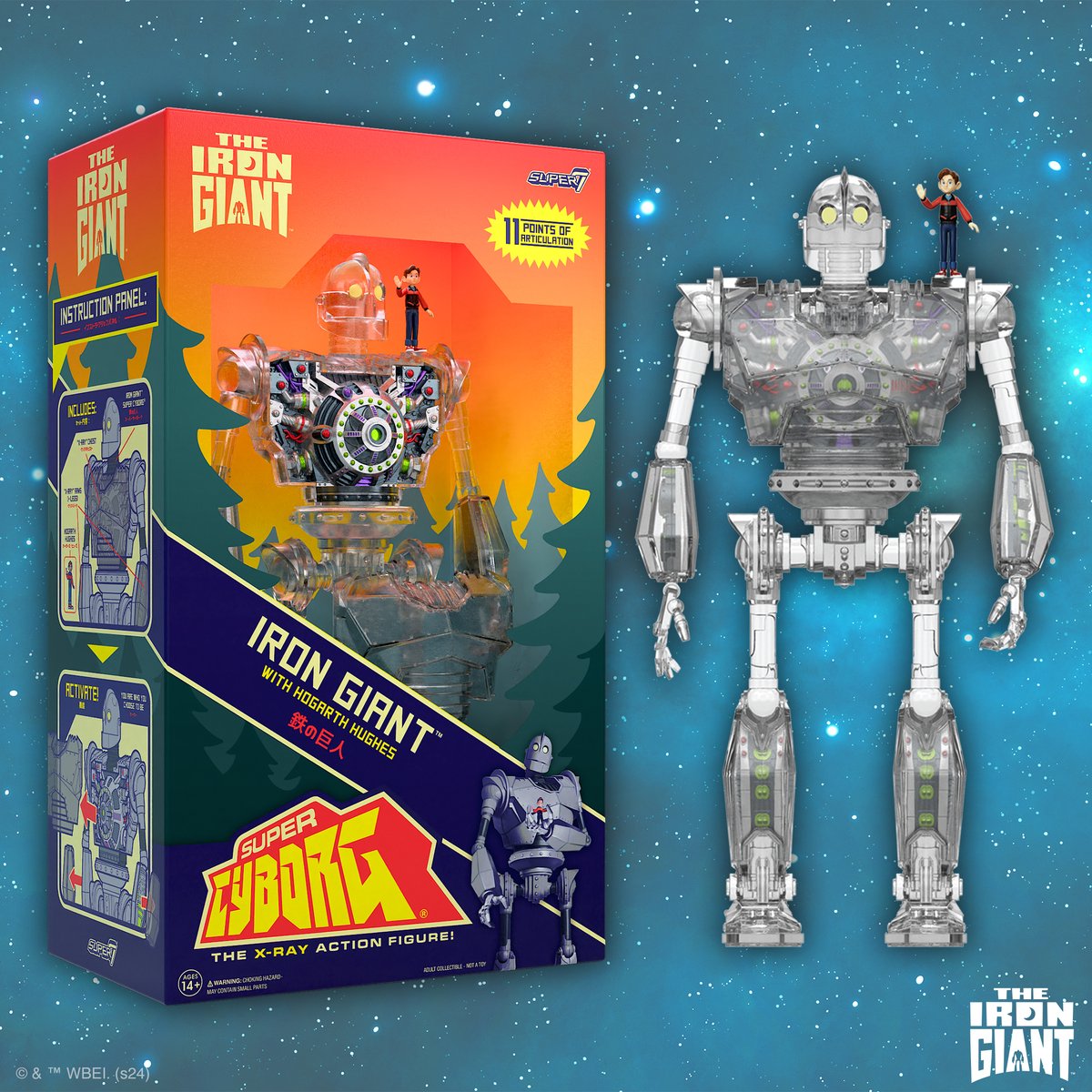 super7store's tweet photo. 🚨 GIVEAWAY ALERT! 🚨
We're bringing The Iron Giant Super Cyborg (Clear Version) to one lucky fan! Available now at Walmart, but you can win it for FREE!
How to Enter:
1️⃣ Follow @Super7
2️⃣ Like this post
3️⃣ Tag a friend who loves The Iron Giant
#Super7 #IronGiant #SuperCyborg https://t.co/QKzNTP3sOH