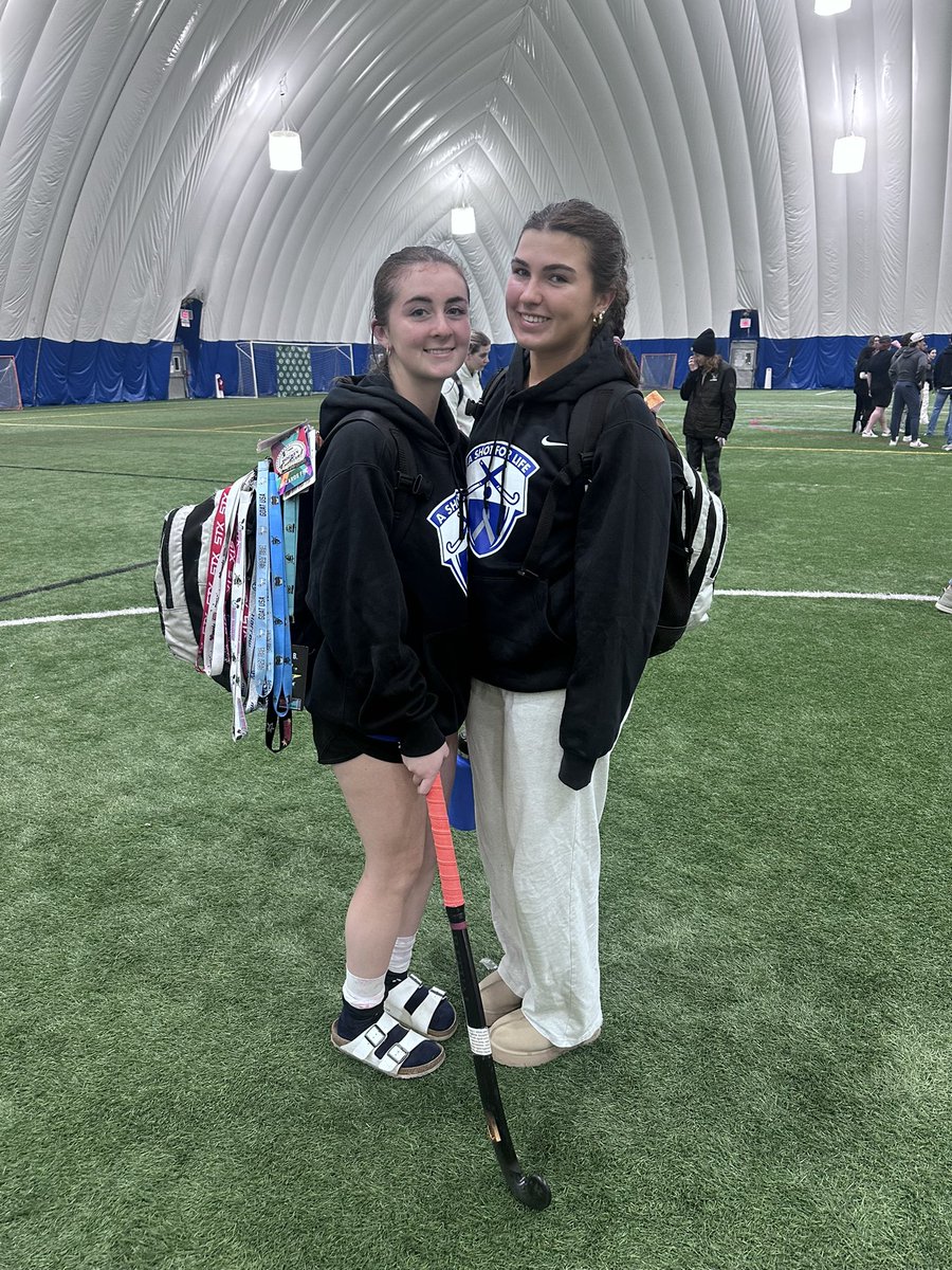 Congratulations to Ellie Innes ‘25 and Blaire Brennan ‘26 for being selected to play for <a href="/ASFL_Shoot4Cure/">A Shot For Life™</a> and their commitment to raise money to fight cancer. They played an intense and exciting game tonight at the <a href="/ASFL_Shoot4Cure/">A Shot For Life™</a> inaugural field hockey event which raised almost