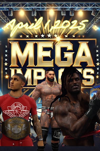 D Wrestling N (@dwnlive2k) on Twitter photo <a href="/Draven222002/">Draven</a> vs <a href="/KrisKarterWavy/">𝑲𝑹𝑰𝑺 𝑲𝑨𝑹𝑻𝑬𝑹</a> vs <a href="/Juggernaut_Rude/">David Rude</a> triple threat match
World Heavyweight Championship
Special Edition Tuesday April 1,2025 <a href="/Draven222002/">Draven</a> vs <a href="/KrisKarterWavy/">𝑲𝑹𝑰𝑺 𝑲𝑨𝑹𝑻𝑬𝑹</a> vs <a href="/Juggernaut_Rude/">David Rude</a> triple threat match
World Heavyweight Championship
Special Edition Tuesday April 1,2025