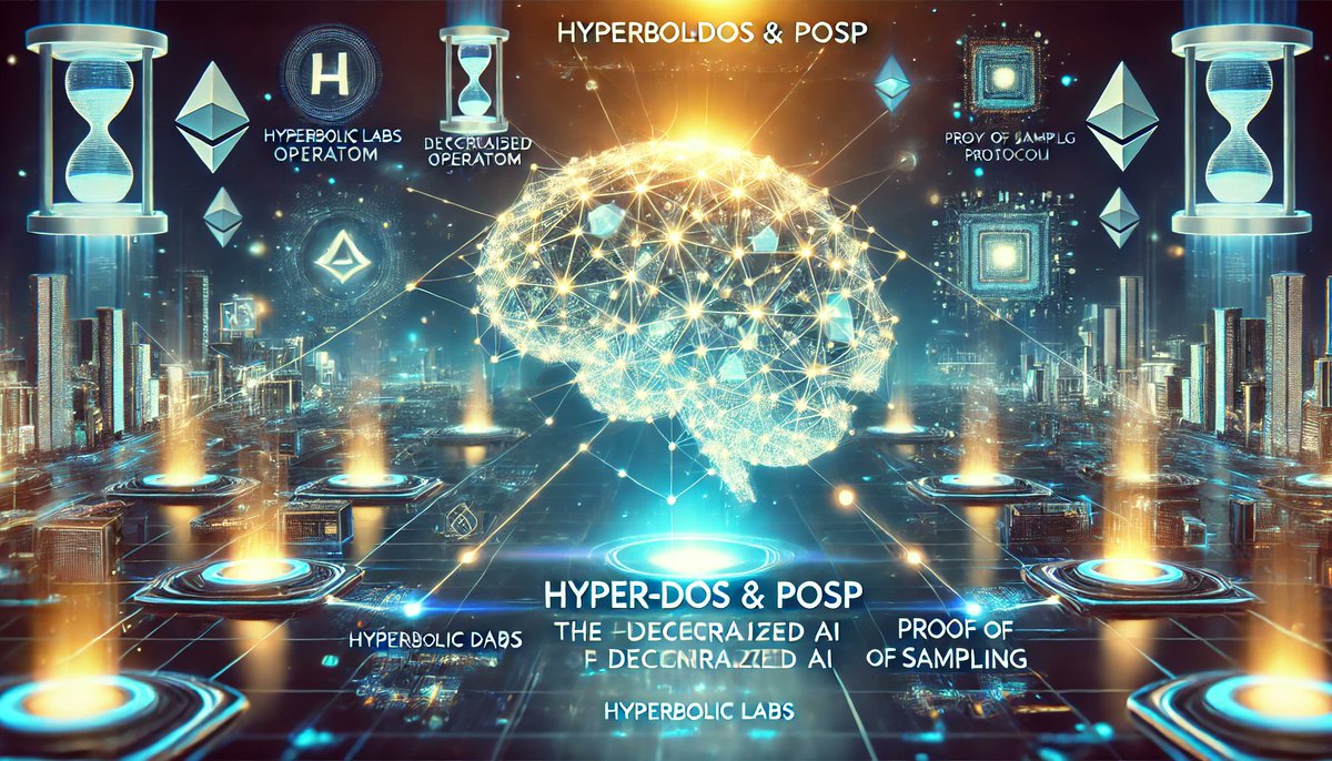 iammrranjan's tweet photo. 🖼 Hyperbolic Labs is pioneering the future of decentralized AI with its innovative Decentralized Operating System (Hyper-dOS) and the groundbreaking Proof of Sampling Protocol (PoSP). 

#HyperbolicLabs #DecentralizedAI #HyperdOS #PoSP #AICompute https://t.co/NzoqWbsSZp