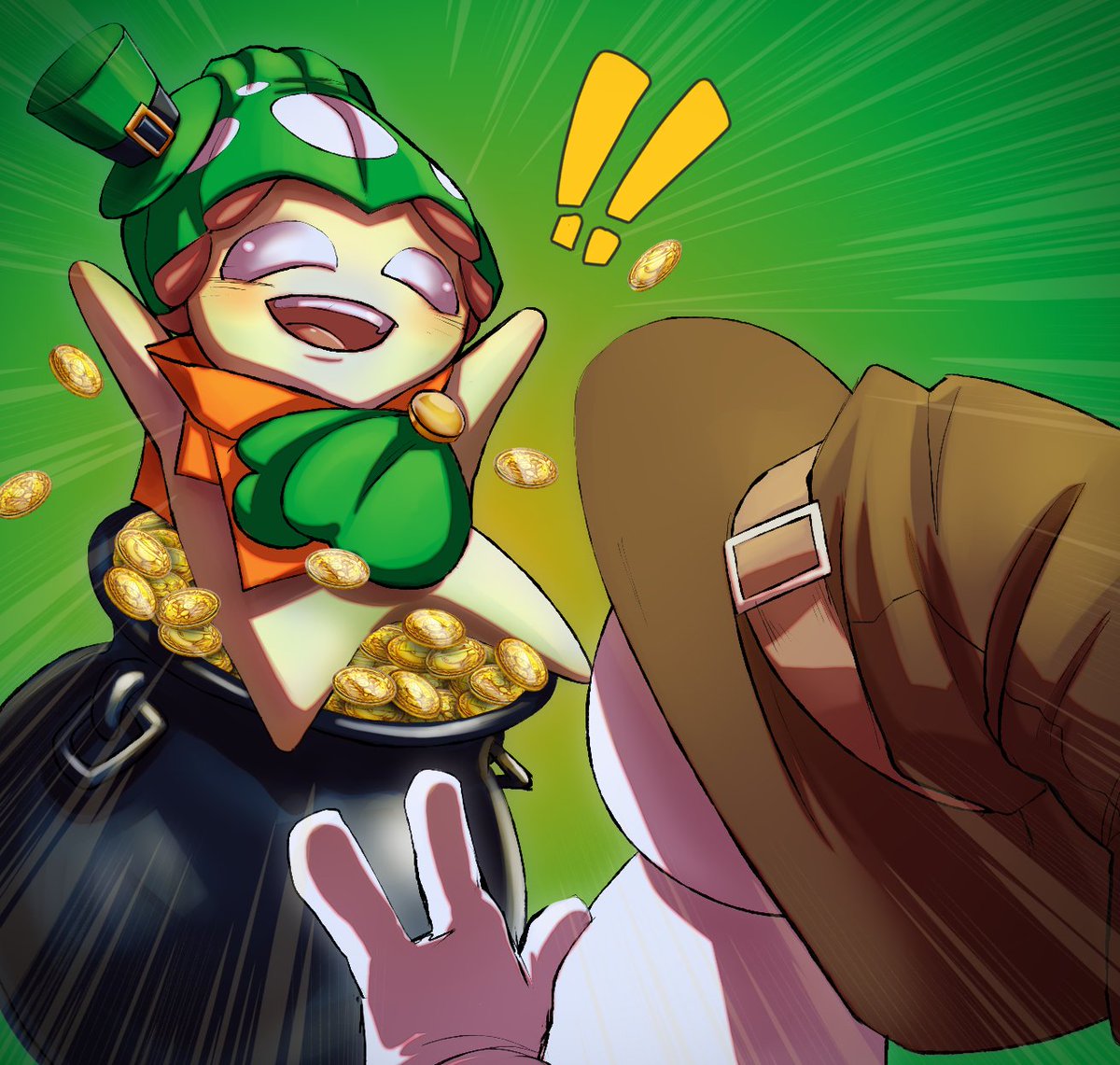 jimsrpg's tweet photo. Luck is on your side! 🍀💰 Who’s ready to strike gold this St. Paddy’s Day? Tag a friend who needs a pot of luck! 🌈✨ #StPatricksDay #FeelingLucky https://t.co/bO5qWpsgei