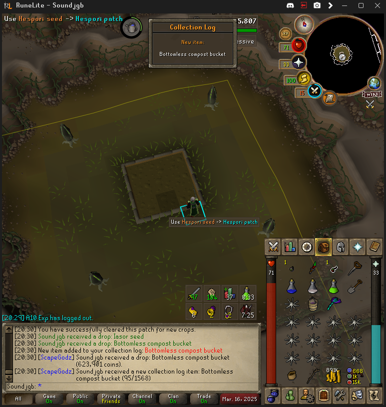 Soundjgb's tweet image. I thought for a second.... omg the pet! I donno why I&apos;d even let that cross my mind? 

#osrs
#runescape
#collectionlog