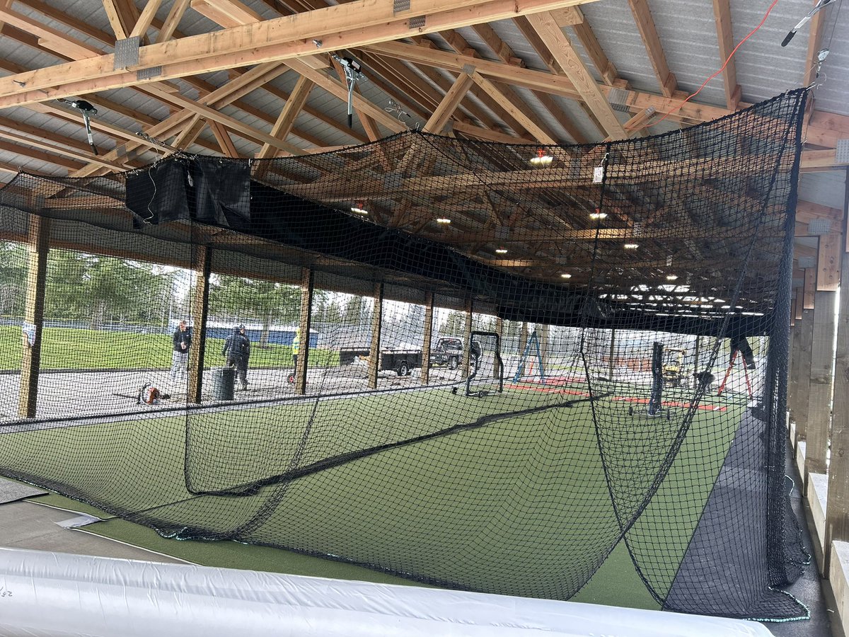 Camden Knudson (@camdenknudson4) on Twitter photo Spent the day helping lay the turf and hanging nets for our new cages. Thanks to everyone who has helped us get this far on them. We’re fundraising hard still for the next steps. <a href="/StriegelsEagles/">Coach Striegel ⚾🦅</a> Spent the day helping lay the turf and hanging nets for our new cages. Thanks to everyone who has helped us get this far on them. We’re fundraising hard still for the next steps. <a href="/StriegelsEagles/">Coach Striegel ⚾🦅</a>