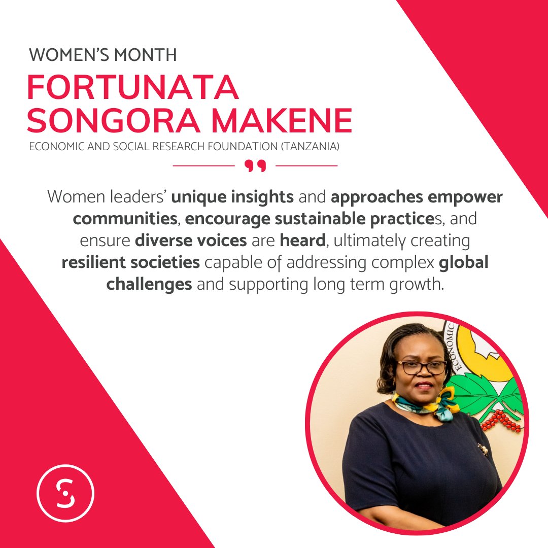 Southern Voice (@svoice2030) on Twitter photo ✨✨ WOMEN SPOTLIGHT ✨✨ Hear from <a href="/FortunataMakene/">Fortunata Makene</a>, executive director of <a href="/ESRFTZ/">ESRF</a>! 
Her expertise includes sociology, gender, social protection and human rights, and urbanization.
We are proud to highlight the inspiring women Executive Directors leading change across the ✨✨ WOMEN SPOTLIGHT ✨✨ Hear from <a href="/FortunataMakene/">Fortunata Makene</a>, executive director of <a href="/ESRFTZ/">ESRF</a>! 
Her expertise includes sociology, gender, social protection and human rights, and urbanization.
We are proud to highlight the inspiring women Executive Directors leading change across the