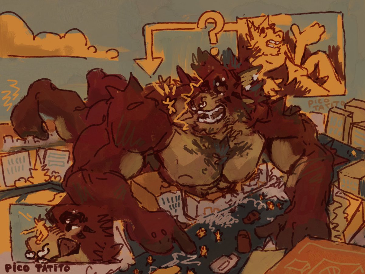 PicoTatito's tweet image. MACRO MARCH DOODLE [16/31]

getting advice on how to be big... it&apos;s all new to this huge deer!

&quot;what do you mean i gotta crush them..? Oh yeah sure that makes sense..&quot;