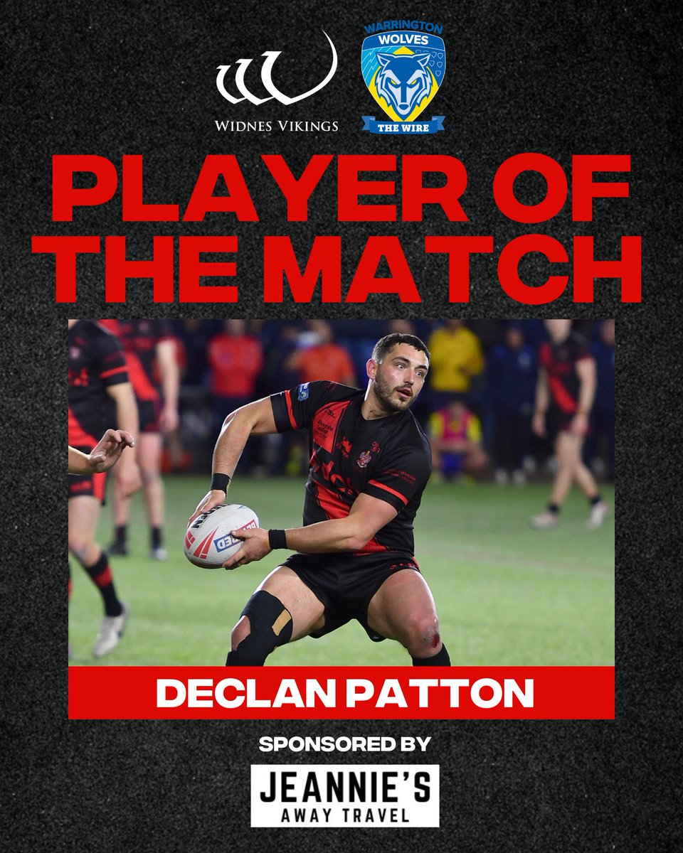 🏅 You voted for <a href="/DecPatton7/">Dec Patton</a> as your Player of the Match for his performance against Warrington on Saturday! 👏

Well played Dec! 🙌

#VikingsForevermore