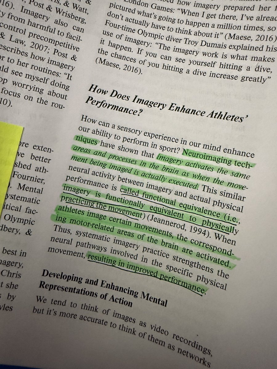 Imagine being able to sit anywhere and simply close your eyes and think about your sport… the skills you perform and the opponents you compete against! And actually get better and improve those skills and in-game plays! 
Try it! No, actually, try it! It actually works