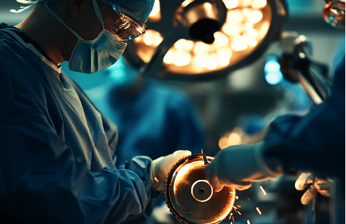 Zhao_xinghao's tweet photo. Grinding is widely used in orthopedic surgery. But the heat generated by grinding damages our tissues. How to reduce grinding issues and improve clinical application effects? Pic is what #AI  thinks about #BoneGrinding. LOL https://t.co/6ZgG6VSCA9 https://t.co/nFc5VrRfU8