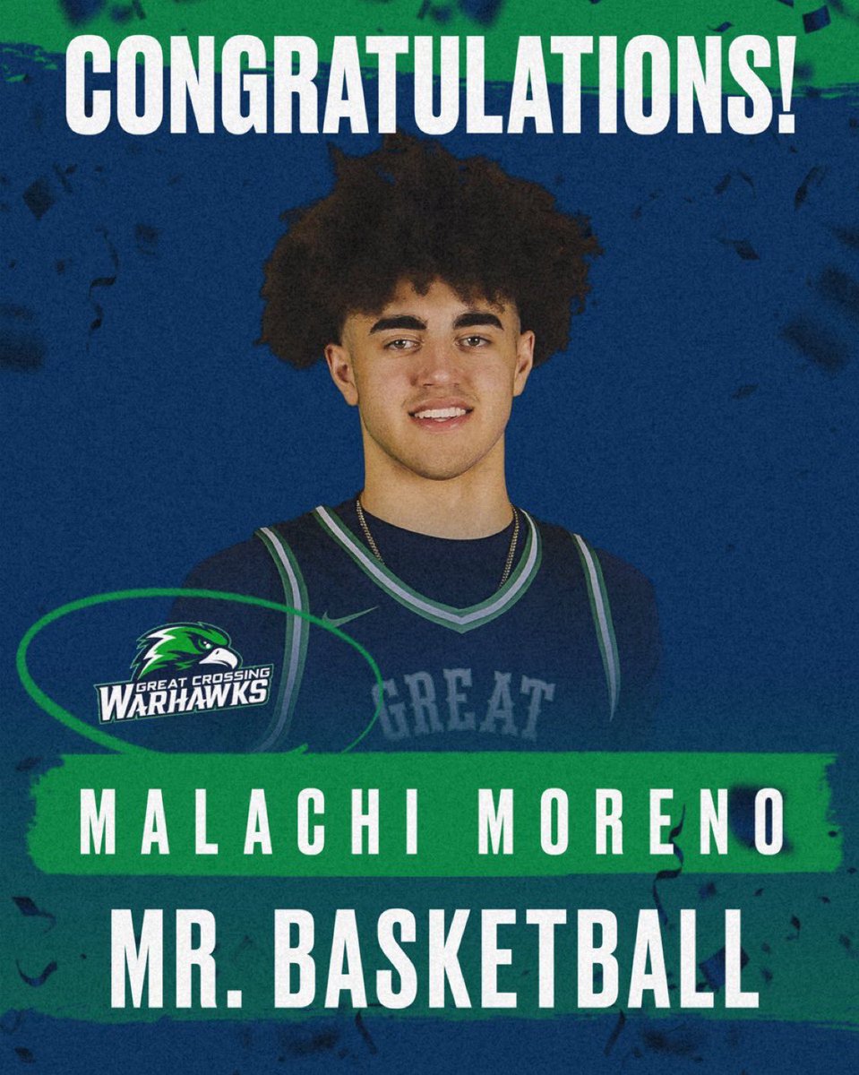benjamin_wal's tweet image. BREAKING: Great Crossing’s Malachi Moreno has been named the 2025 KY Mr. Basketball. 🏆