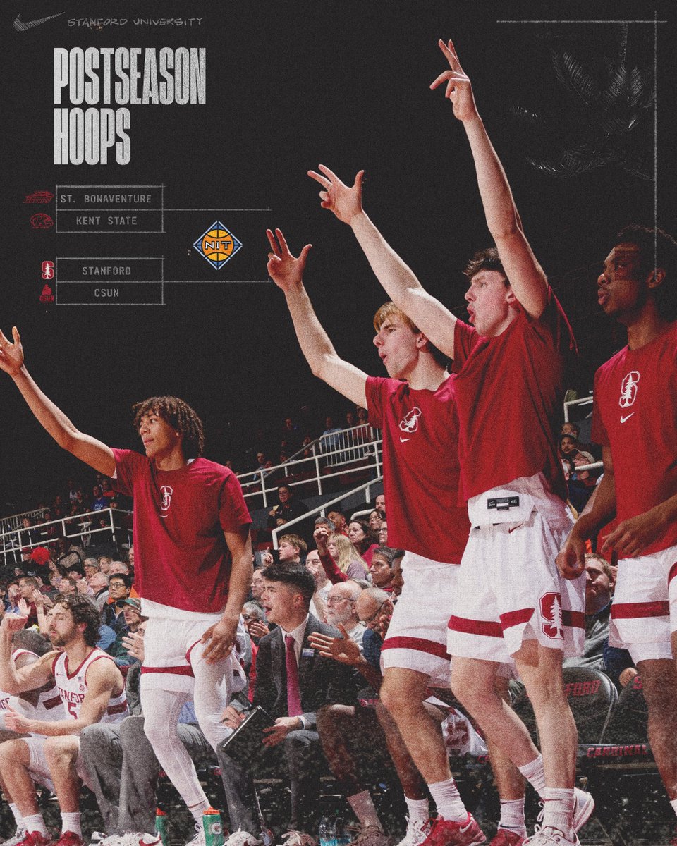 NIT bound on Tuesday

🆚 CSUN
⏰ 8pm PT
📍 Maples Pavilion
🎟️ bit.ly/4kAemou