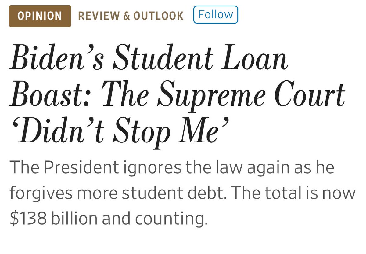 <a href="/alx/">ALX 🇺🇸</a> A President ignoring a Federal Court Judge is doomsday. What’s it called when a President ignores the Supreme Court?